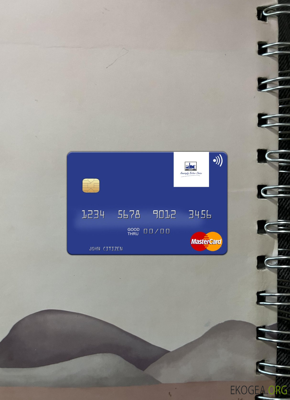 Africa Banking Corporation (ABC) Kenya mastercard photolook recto